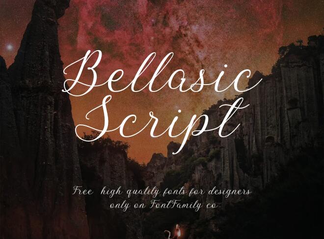 Bellasic Script Font