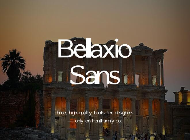 Bellaxio Sans Font
