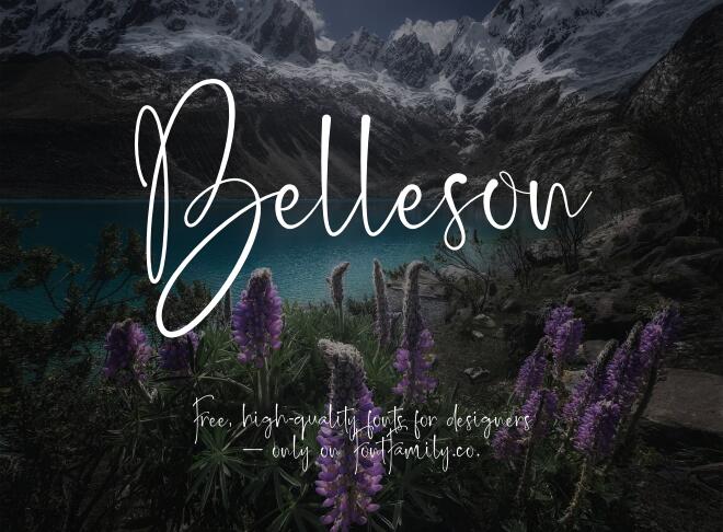 Belleson Font