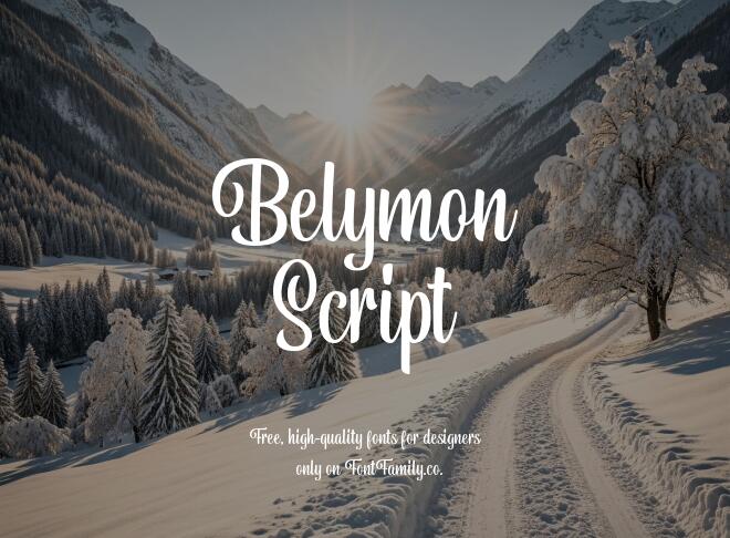 Belymon Script Font