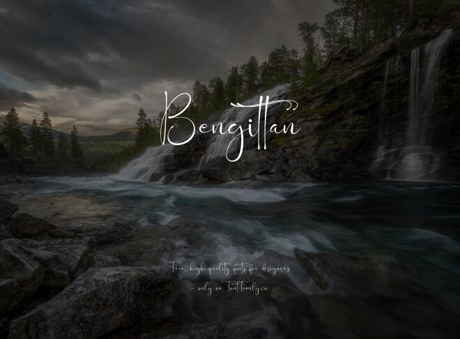 Bengittan Font