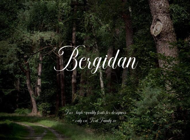 Bergidan Font