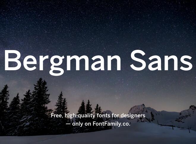 Bergman Sans Font