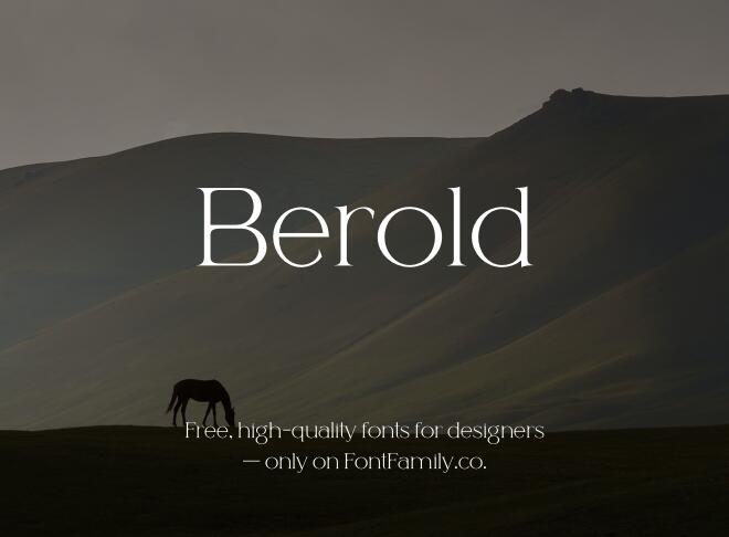 Berold Font