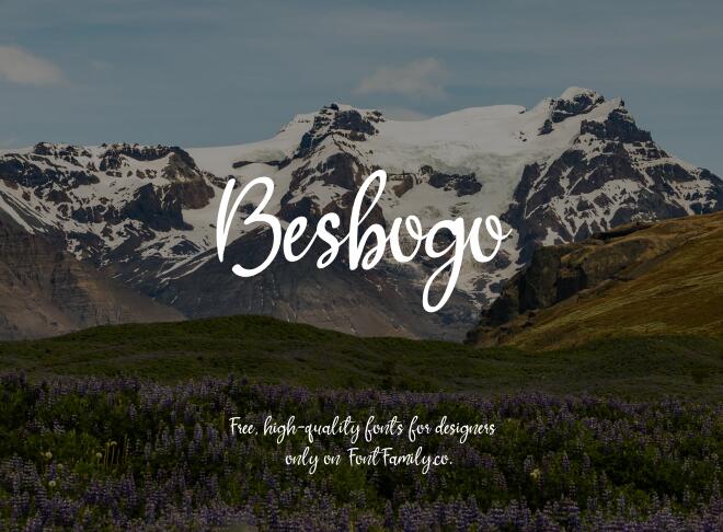 Besbogo Font