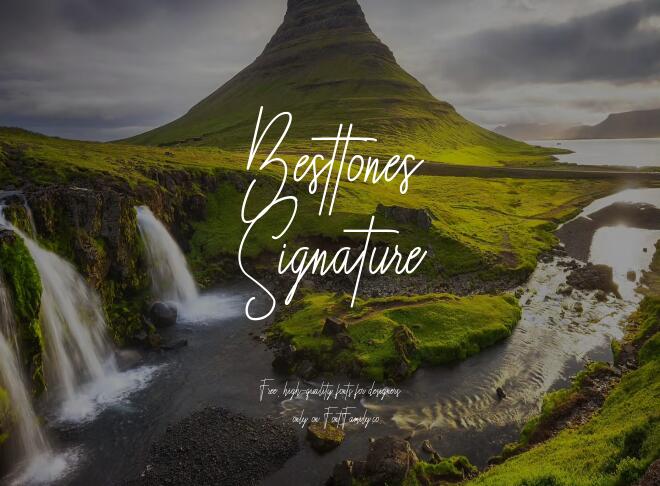 Besttones Signature Font