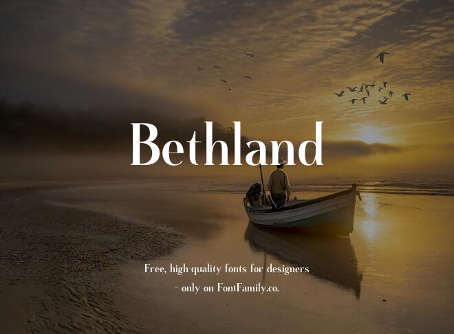Bethland Font