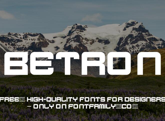Betron Font