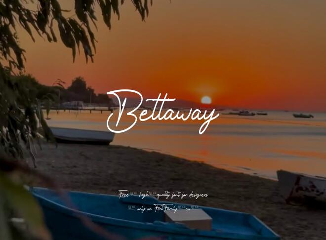 Bettaway Font