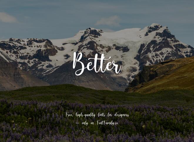 Better Font