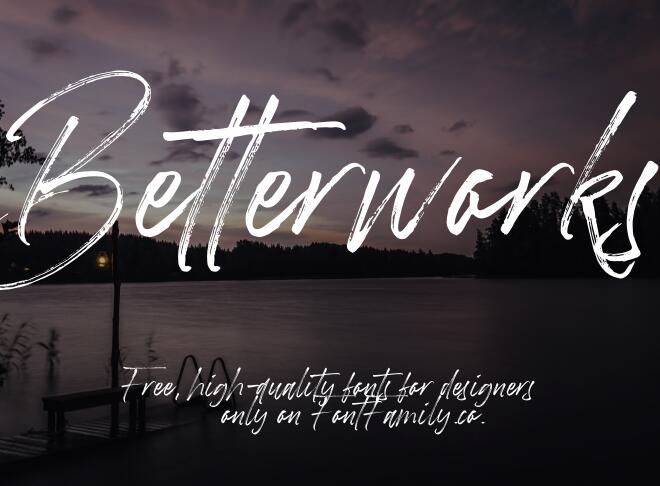 Betterworks Font