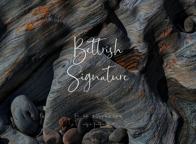 Bettrish Signature Font