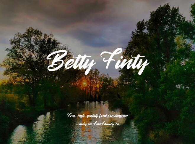 Betty Finty Font