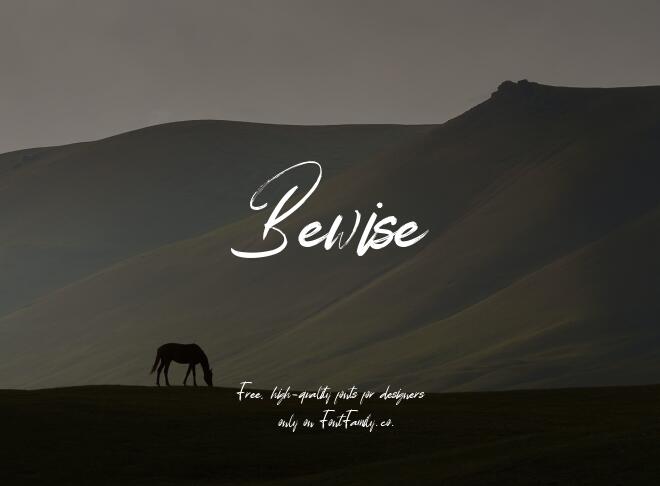 Bewise Font