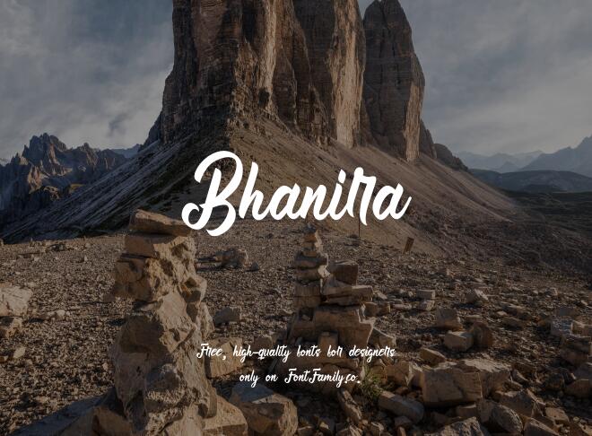 Bhanira Font