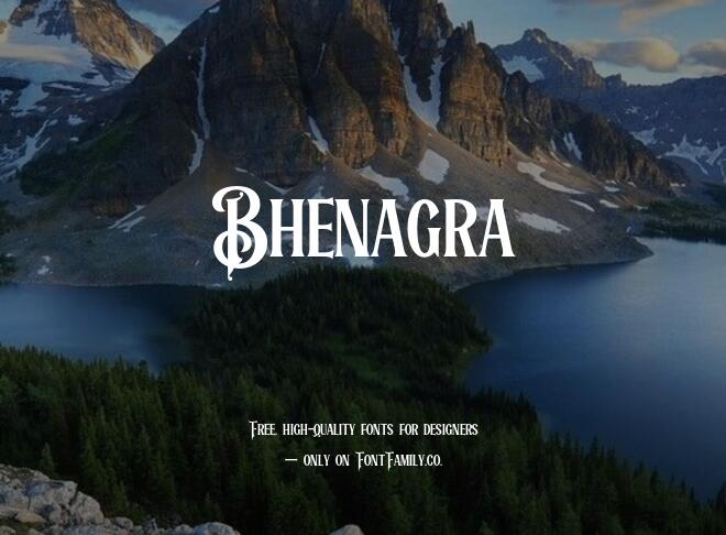 Bhenagra Font