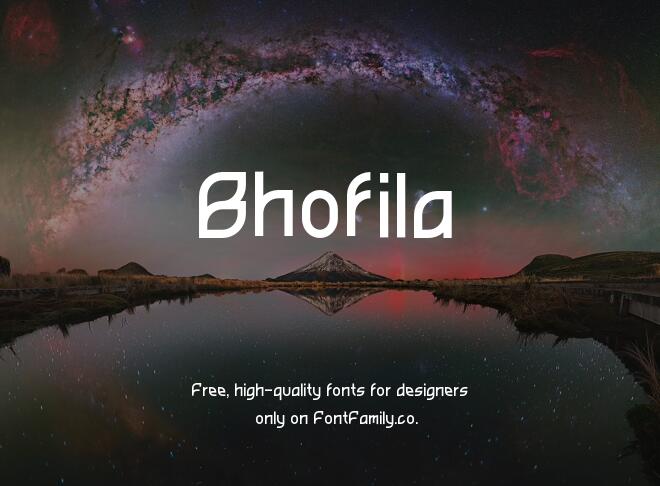Bhofila Font