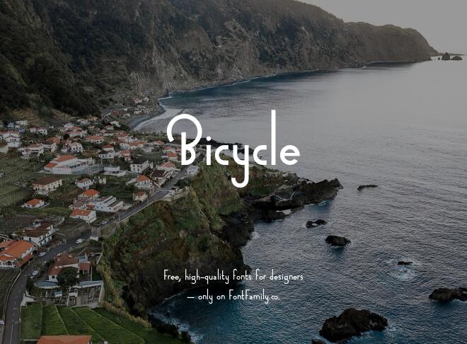 Bicycle Font