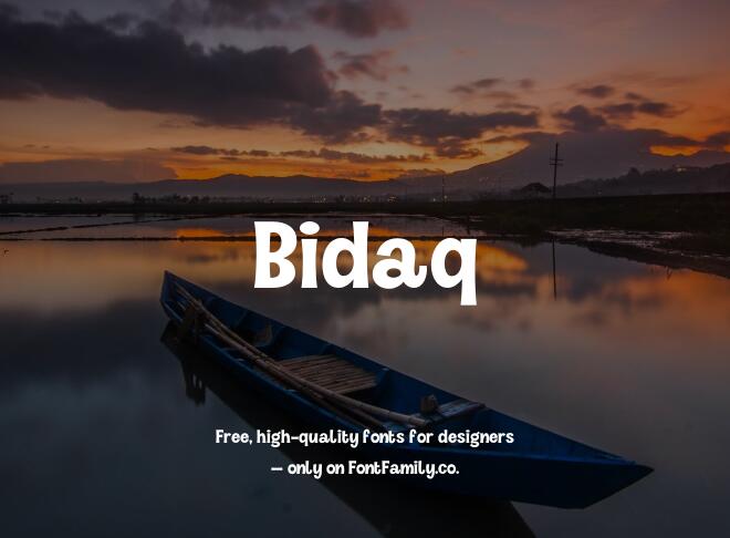 Bidaq Font