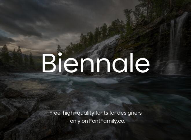 Biennale Font