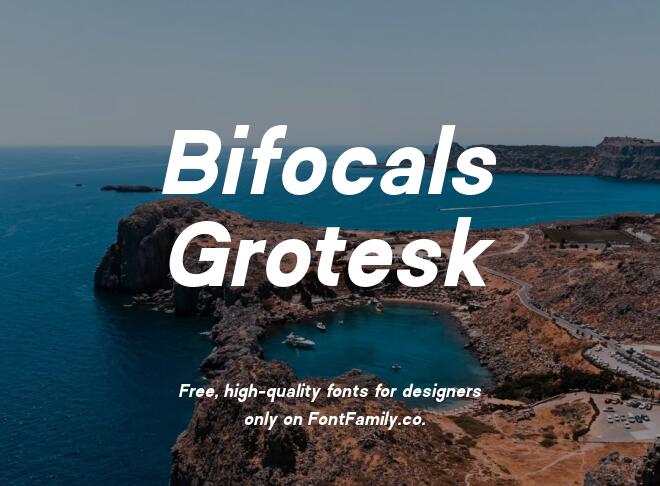 Bifocals Grotesk Font