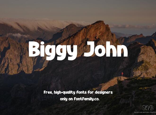 Biggy John Font
