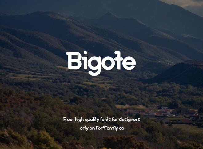 Bigote Font