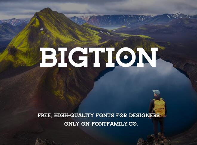 Bigtion Font