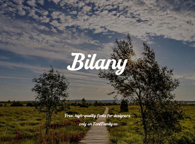 Bilany Font