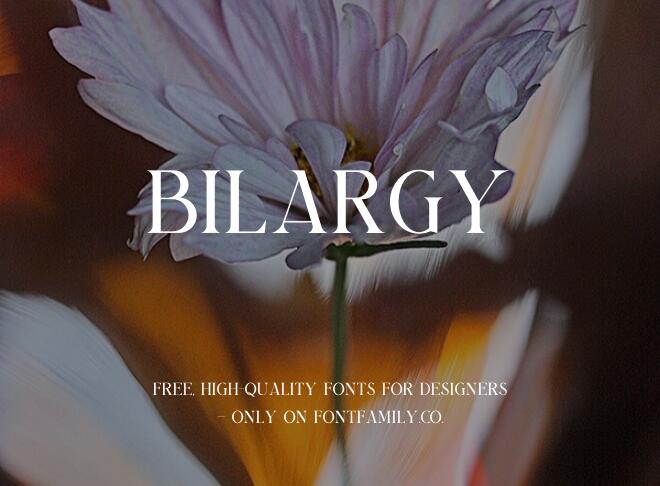 Bilargy Font