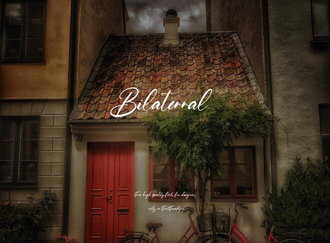 Bilaterral Font