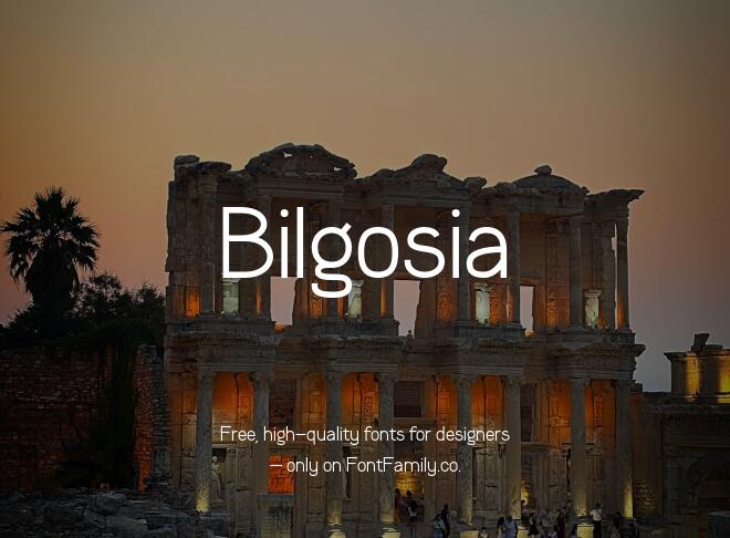 Bilgosia Font