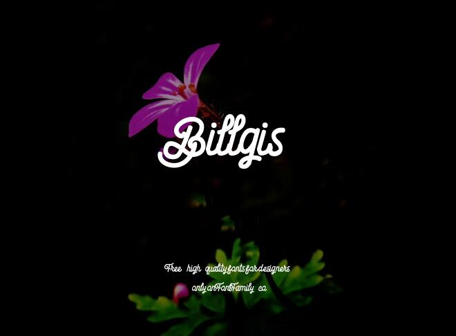 Billgis Font