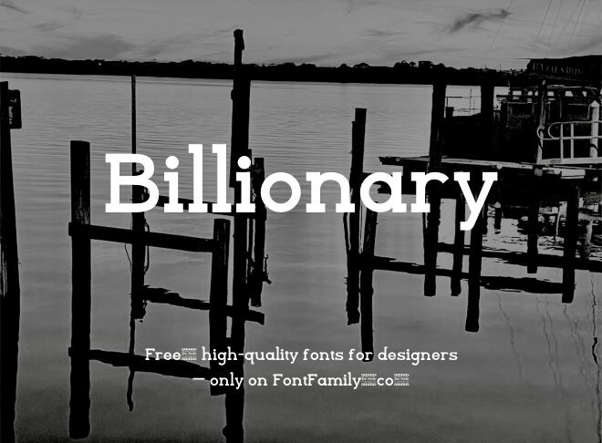 Billionary Font