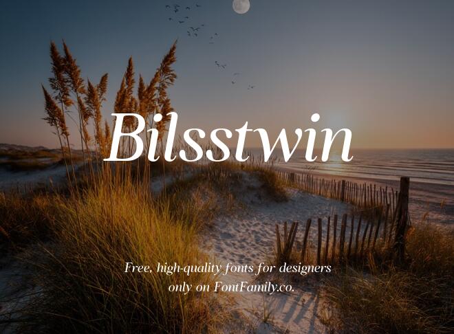 Bilsstwin Font