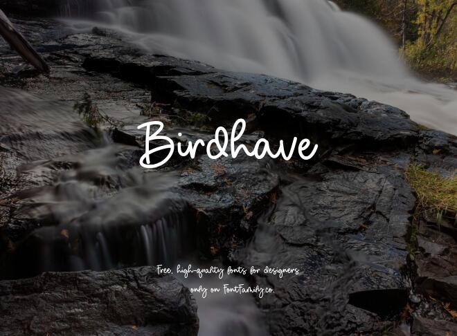 Birdhave Font