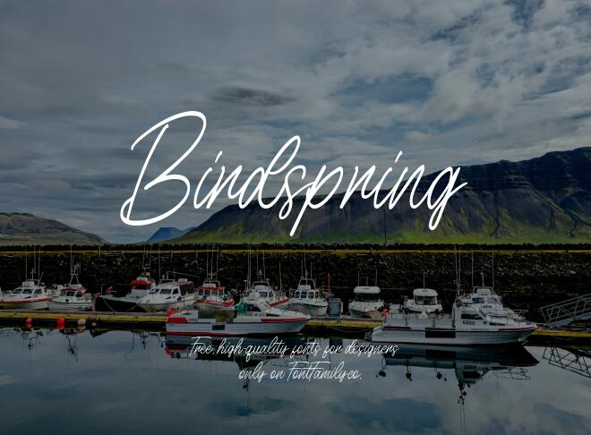 Birdspring Font