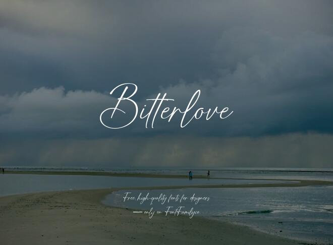 Bitterlove Font