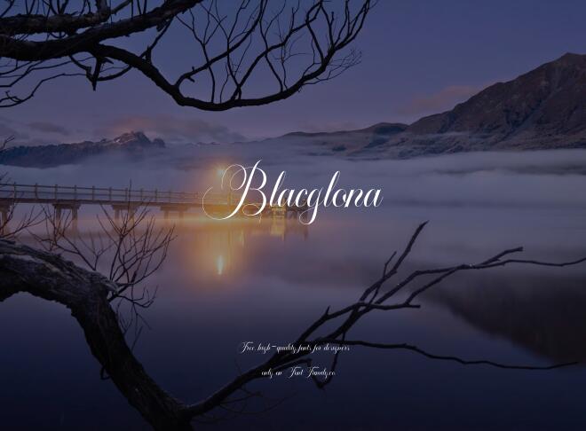 Blacglona Font