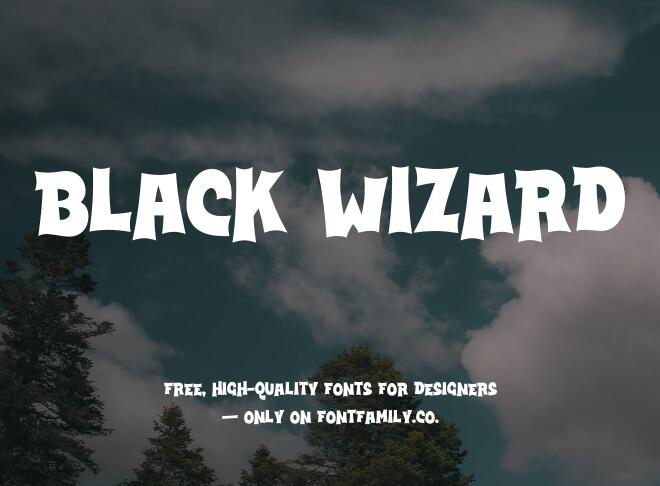 Black Wizard Font