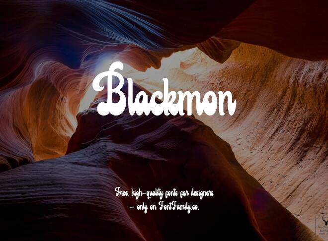 Blackmon Font