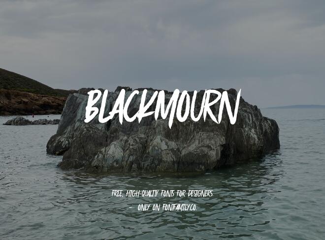 Blackmourn Font