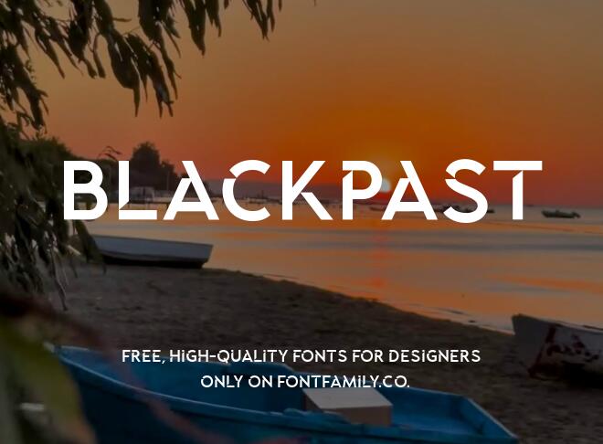 Blackpast Font