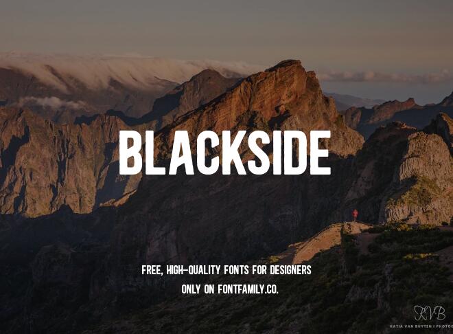 Blackside Font