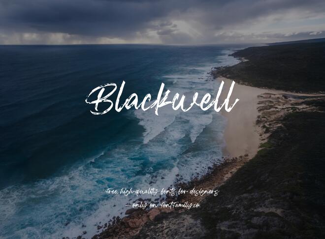 Blackwell Font