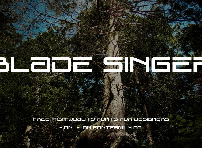 Blade Singer Font