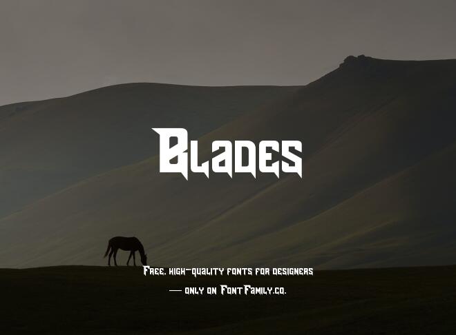 Blades Font