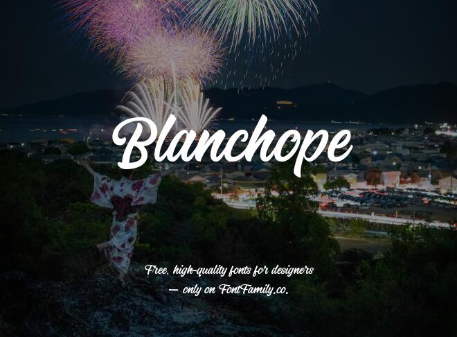 Blanchope Font