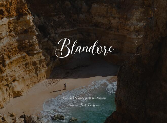 Blandore Font