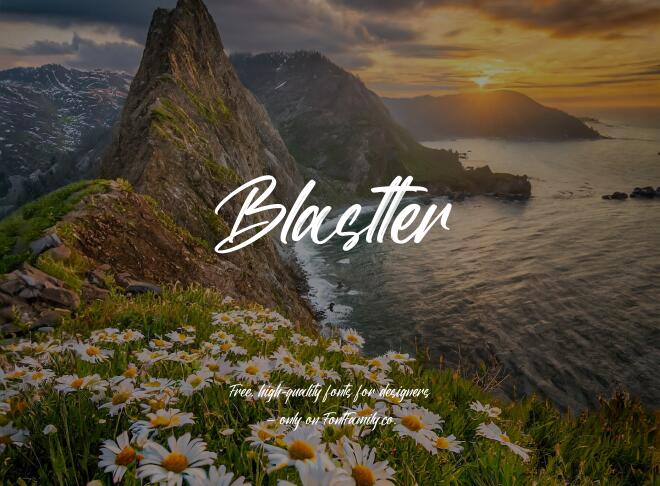Blastter Font